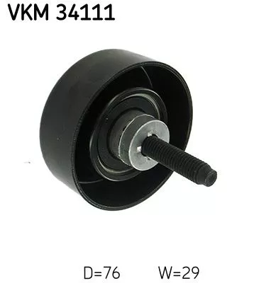 Deflection/Guide Pulley, V-ribbed belt SKF VKM 34111)