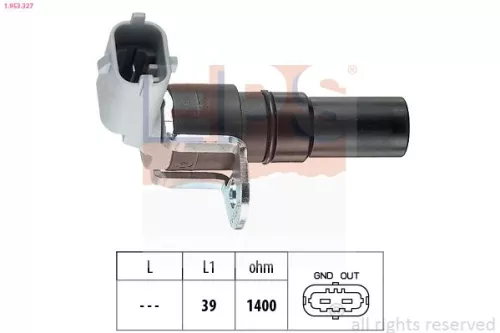 Sensor, crankshaft pulse EPS 1.953.327)