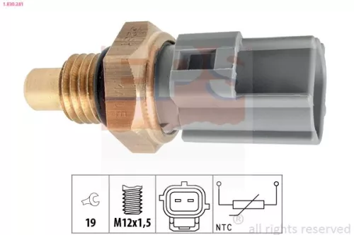 Sensor, fuel temperature EPS 1.830.281)