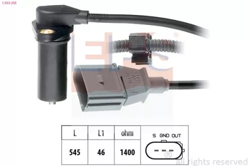 Sensor, crankshaft pulse EPS 1.953.295)