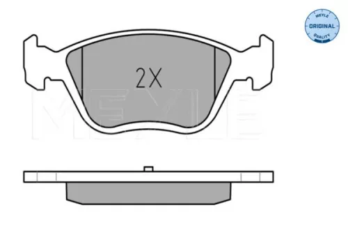 Brake Pad Set, disc brake MEYLE 025 216 3719/W)