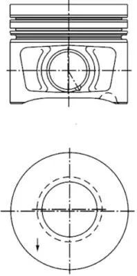 Piston KOLBENSCHMIDT 40387610)