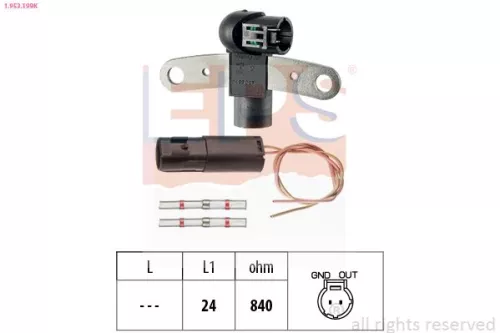 Sensor, crankshaft pulse EPS 1.953.199K)