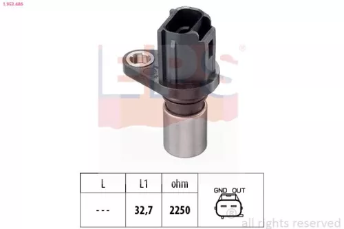 Sensor, camshaft position EPS 1.953.486)