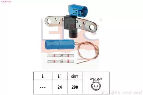 Sensor, crankshaft pulse EPS 1.953.543K)