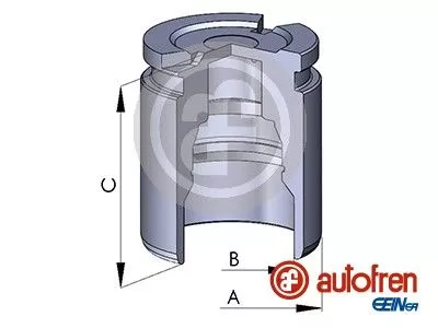 Piston, brake caliper AUTOFREN SEINSA D02593)