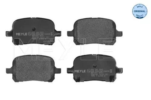 Brake Pad Set, disc brake MEYLE 025 235 1317)