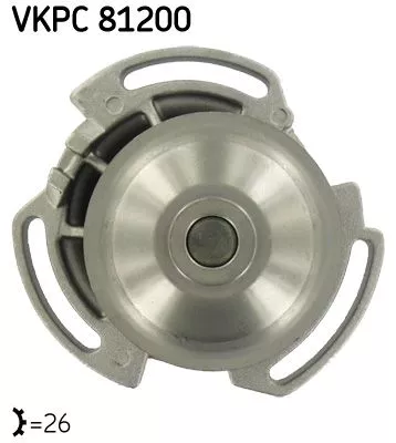 Water Pump, engine cooling SKF VKPC 81200)