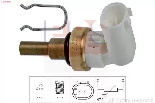 Sensor, coolant temperature EPS 1.830.360)