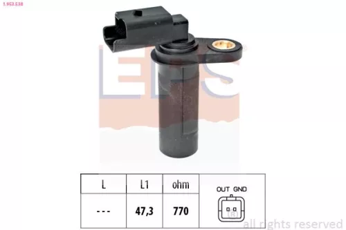 Sensor, camshaft position EPS 1.953.538)