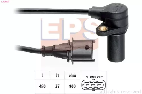 Sensor, crankshaft pulse EPS 1.953.631)