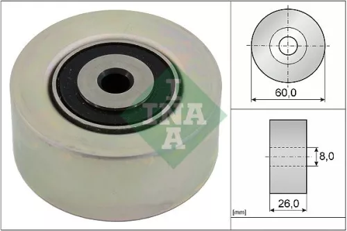 Deflection/Guide Pulley, V-ribbed belt Schaeffler INA 531 0550 10)