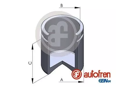 Piston, brake caliper AUTOFREN SEINSA D025129)