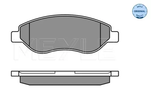 Brake Pad Set, disc brake MEYLE 025 245 5019/W)