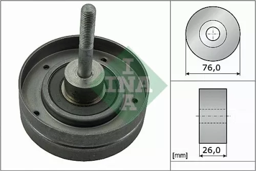 Deflection/Guide Pulley, V-ribbed belt Schaeffler INA 532 0351 30)