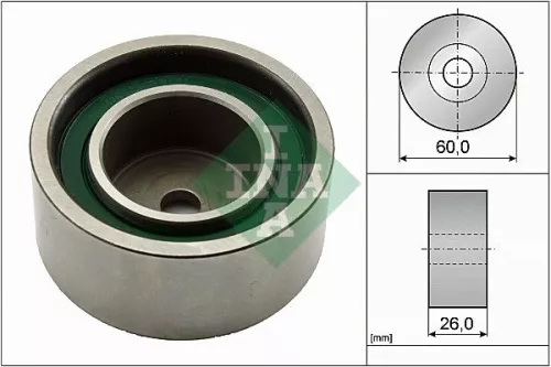 Deflection/Guide Pulley, V-ribbed belt Schaeffler INA 532 0367 20)