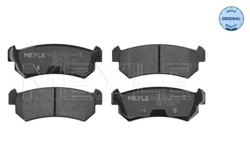 Brake Pad Set, disc brake MEYLE 025 240 7114)