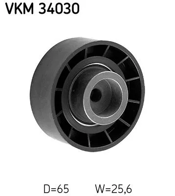 Deflection/Guide Pulley, V-ribbed belt SKF VKM 34030)
