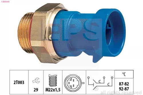 Temperature Switch, radiator fan EPS 1.850.642)
