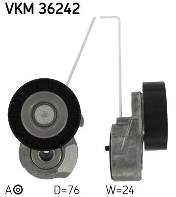 Belt Tensioner, V-ribbed belt SKF VKM 36242)
