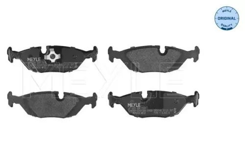 Brake Pad Set, disc brake MEYLE 025 206 7516)