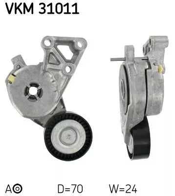 Belt Tensioner, V-ribbed belt SKF VKM 31011)