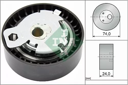 Tensioner Pulley, timing belt Schaeffler INA 531 0497 10)