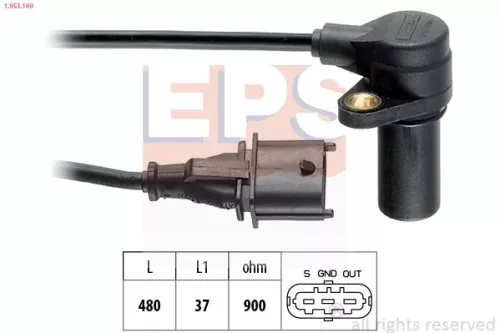 Sensor, crankshaft pulse EPS 1.953.169)