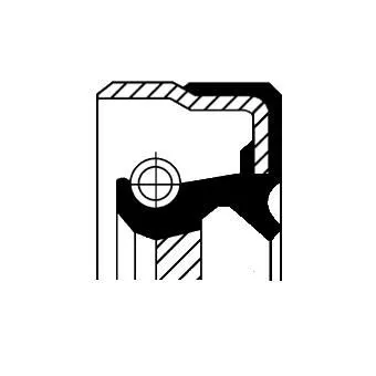Shaft Seal, differential CORTECO 01025661B)
