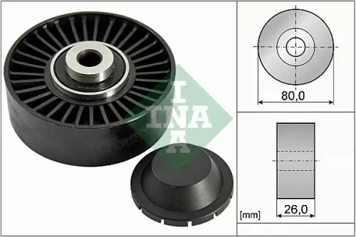 Deflection/Guide Pulley, V-ribbed belt Schaeffler INA 532 0370 20)