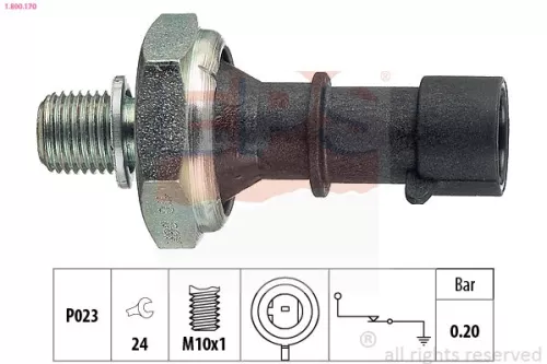 Oil Pressure Switch EPS 1.800.170)