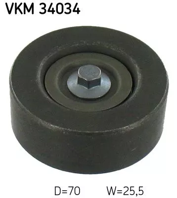 Deflection/Guide Pulley, V-ribbed belt SKF VKM 34034)