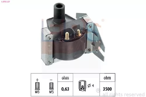 Ignition Coil EPS 1.970.127)