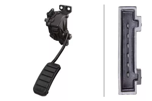 Sensor, accelerator pedal position HELLA 6PV 010 946-321)