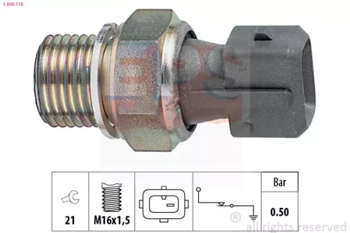 Oil Pressure Switch EPS 1.800.116)