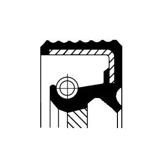 Shaft Seal, differential CORTECO 01020536B)