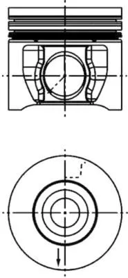 Piston KOLBENSCHMIDT 40830600)
