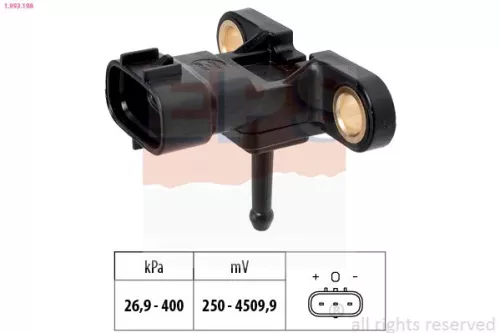 Air Pressure Sensor, altitude adaption EPS 1.993.198)