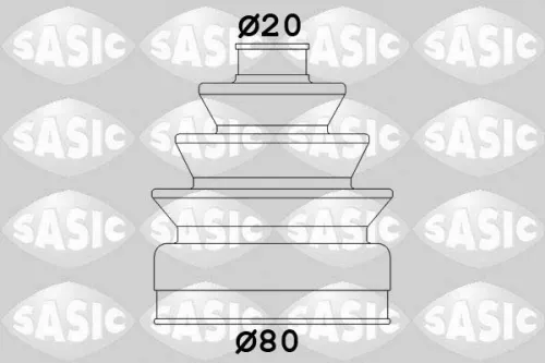 Bellow Kit, drive shaft SASIC 2933833)