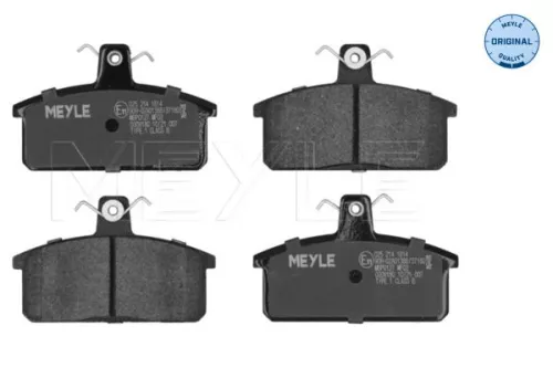 Brake Pad Set, disc brake MEYLE 025 214 1814)
