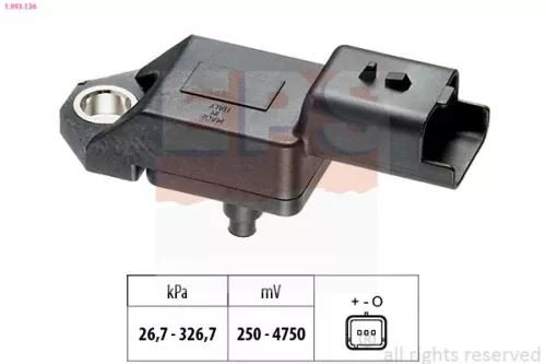 Air Pressure Sensor, altitude adaption EPS 1.993.136)