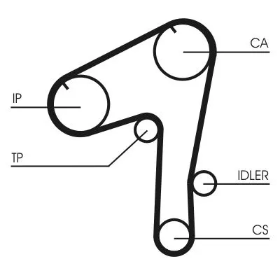 Timing Belt CONTINENTAL CTAM CT1084)
