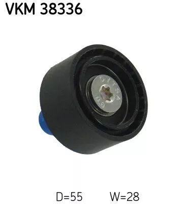 Deflection/Guide Pulley, V-ribbed belt SKF VKM 38336)