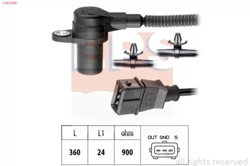 Sensor, crankshaft pulse EPS 1.953.559)