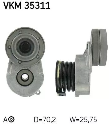 Belt Tensioner, V-ribbed belt SKF VKM 35311)