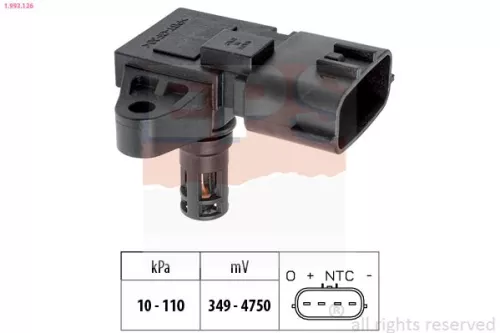 Air Pressure Sensor, altitude adaption EPS 1.993.126)