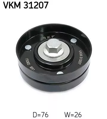 Deflection/Guide Pulley, V-ribbed belt SKF VKM 31207)