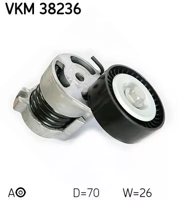Belt Tensioner, V-ribbed belt SKF VKM 38236)