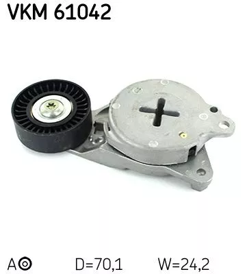 Belt Tensioner, V-ribbed belt SKF VKM 61042)