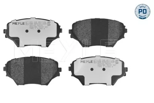 Brake Pad Set, disc brake MEYLE 025 235 8517/PD)